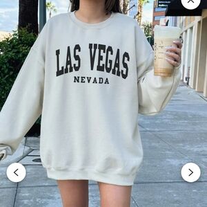 Cream Las Vegas Nevada Sweatshirt